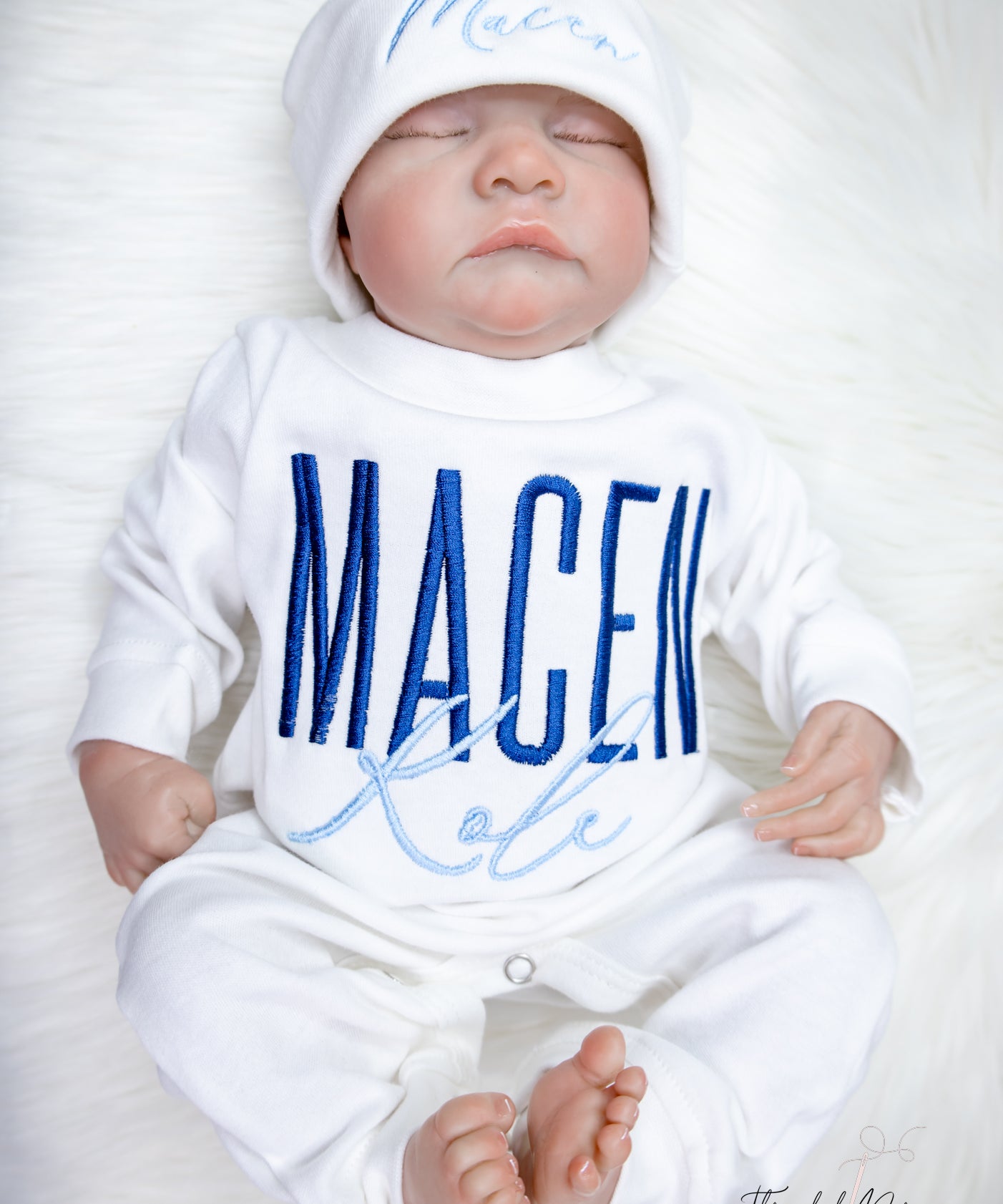 Personalized Baby Jumpsuit & Hat