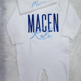 Personalized Baby Jumpsuit & Hat