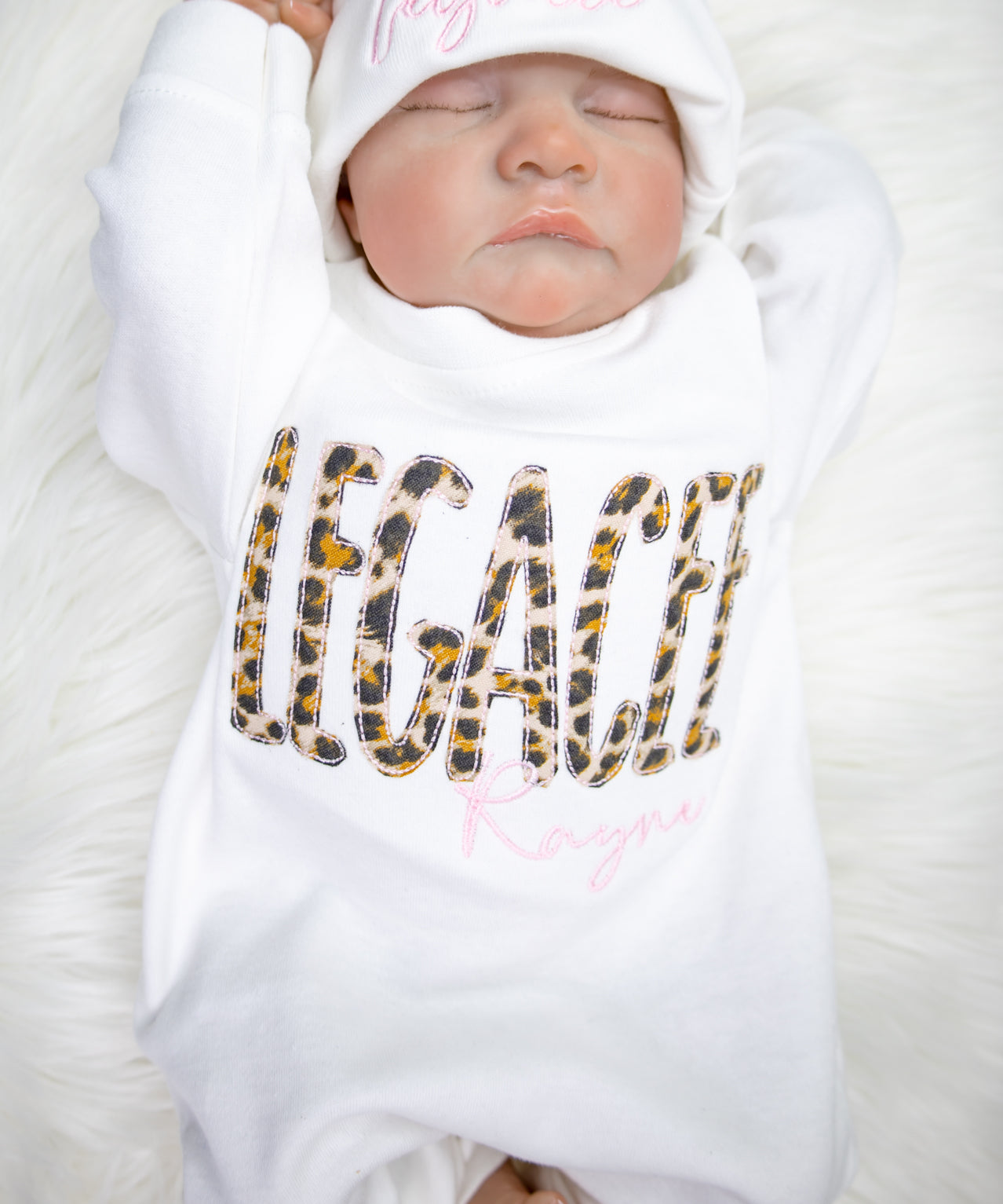 Personalized Baby Jumpsuit & Hat
