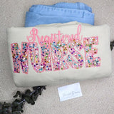 Sequins Registered Nurse Sweatshirt