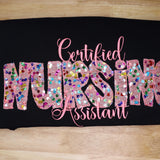 Sequins CNA Sweatshirt: CNA Gift